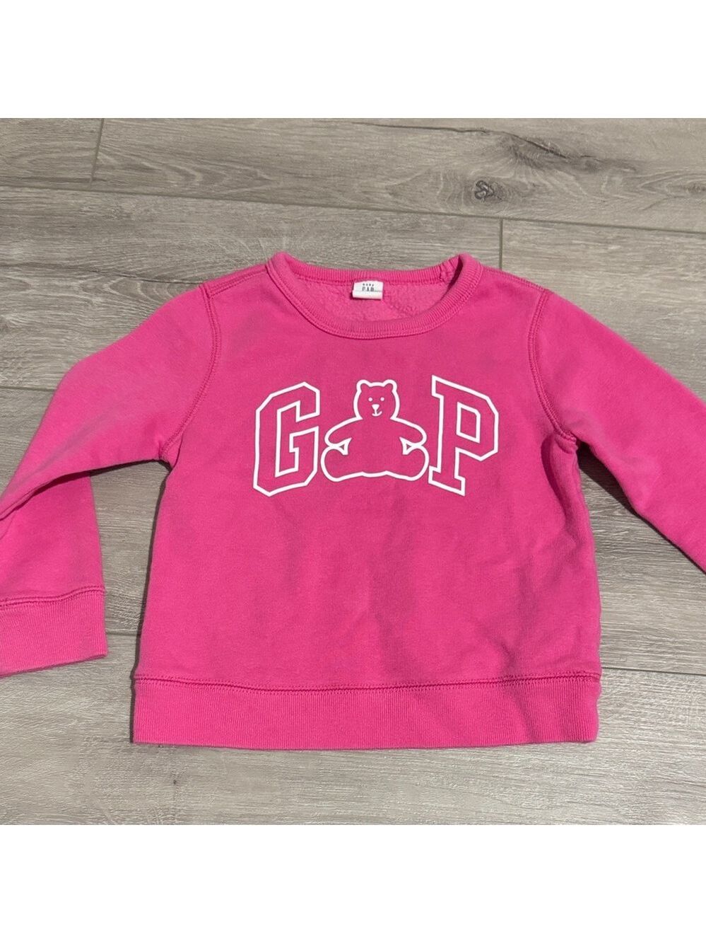 GAP Kids Fuchsia Bear Sweatshirt